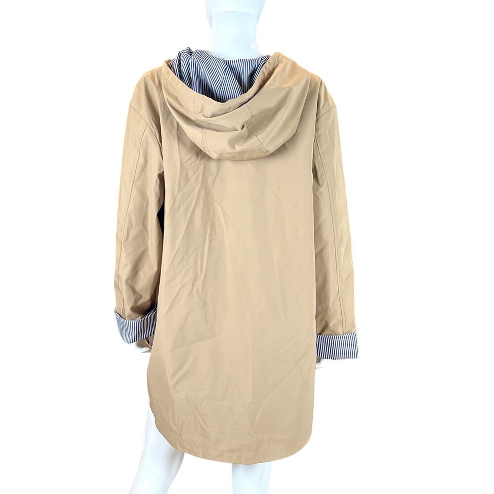 Weatherproof Tan Hooded Rain Jacket – Size 1X - Picture 3 of 8